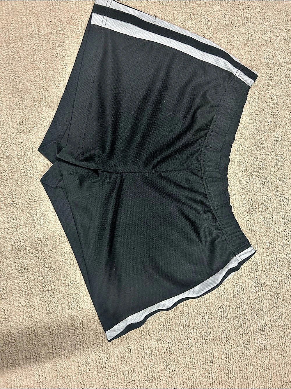 Athletic black shorts